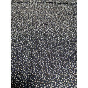 Marcus Fabrics Black & Cream Floral Cotton Fabric 1/2 Yard 44" Wide